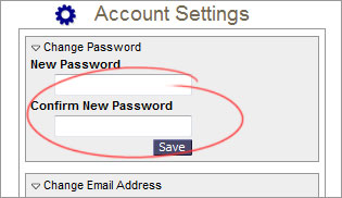 change password