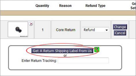 get return label