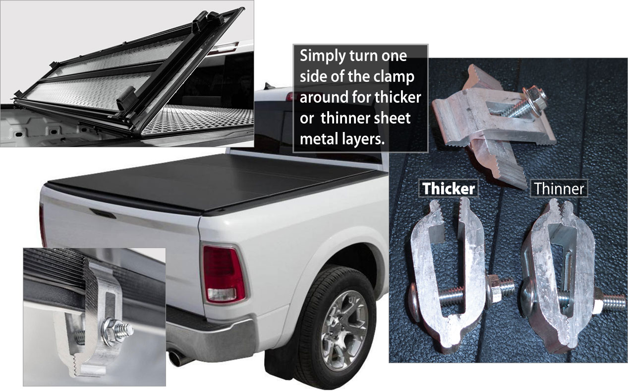 Tonneau cover & clamps