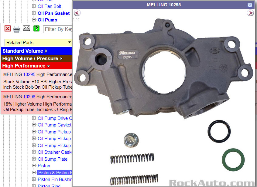 2004 Silverado 1500 5.3L Oil Pumps