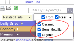 Brake Pad Materials