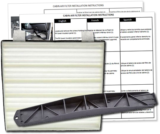 ACDelco Cabin Air Filter Retrofit Kits